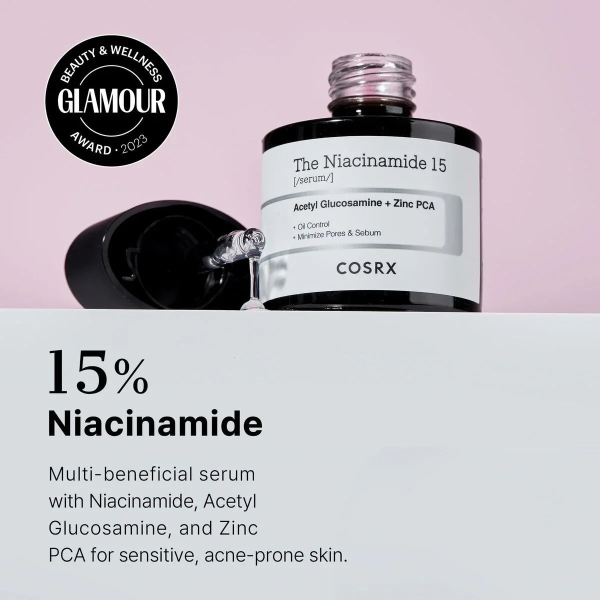 COSRX The Niacinamide 15% Sérum Crème Visage 20 ml - Eclat-Lifestyle