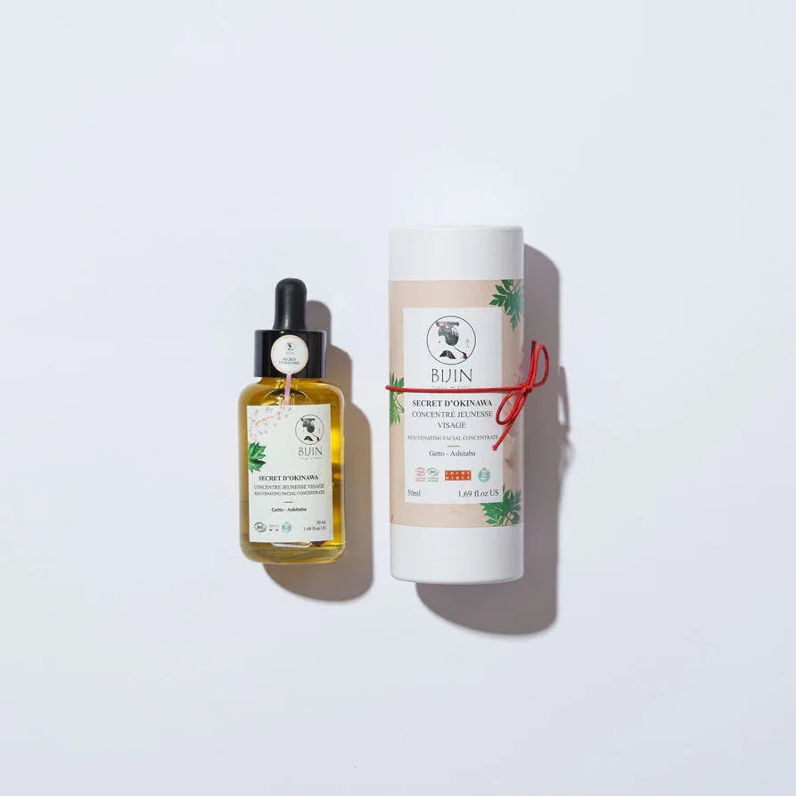 Concentré Jeunesse, Huile Visage Anti-Âge Bio - Getto et Ashitaba - Eclat-Lifestyle