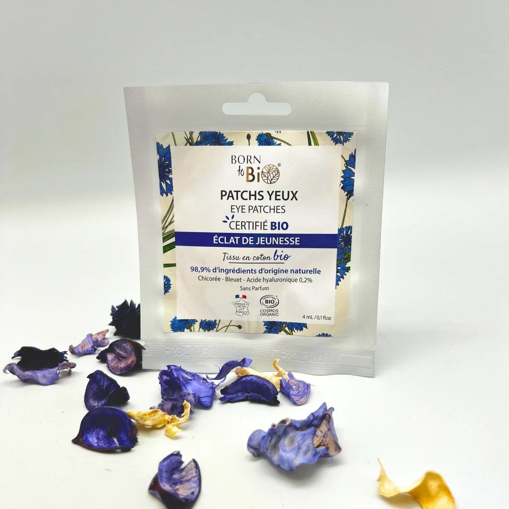 Patchs pour les yeux Éclat de Jeunesse en coton - Certifiés Bio - Eclat-Lifestyle